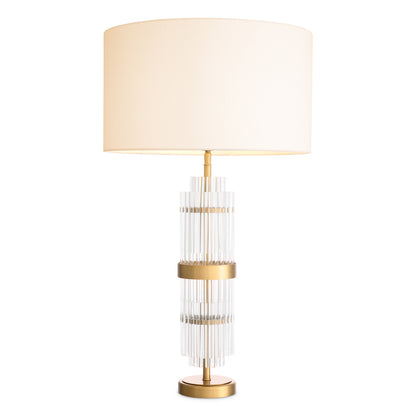 Clear Glass Table Lamp East