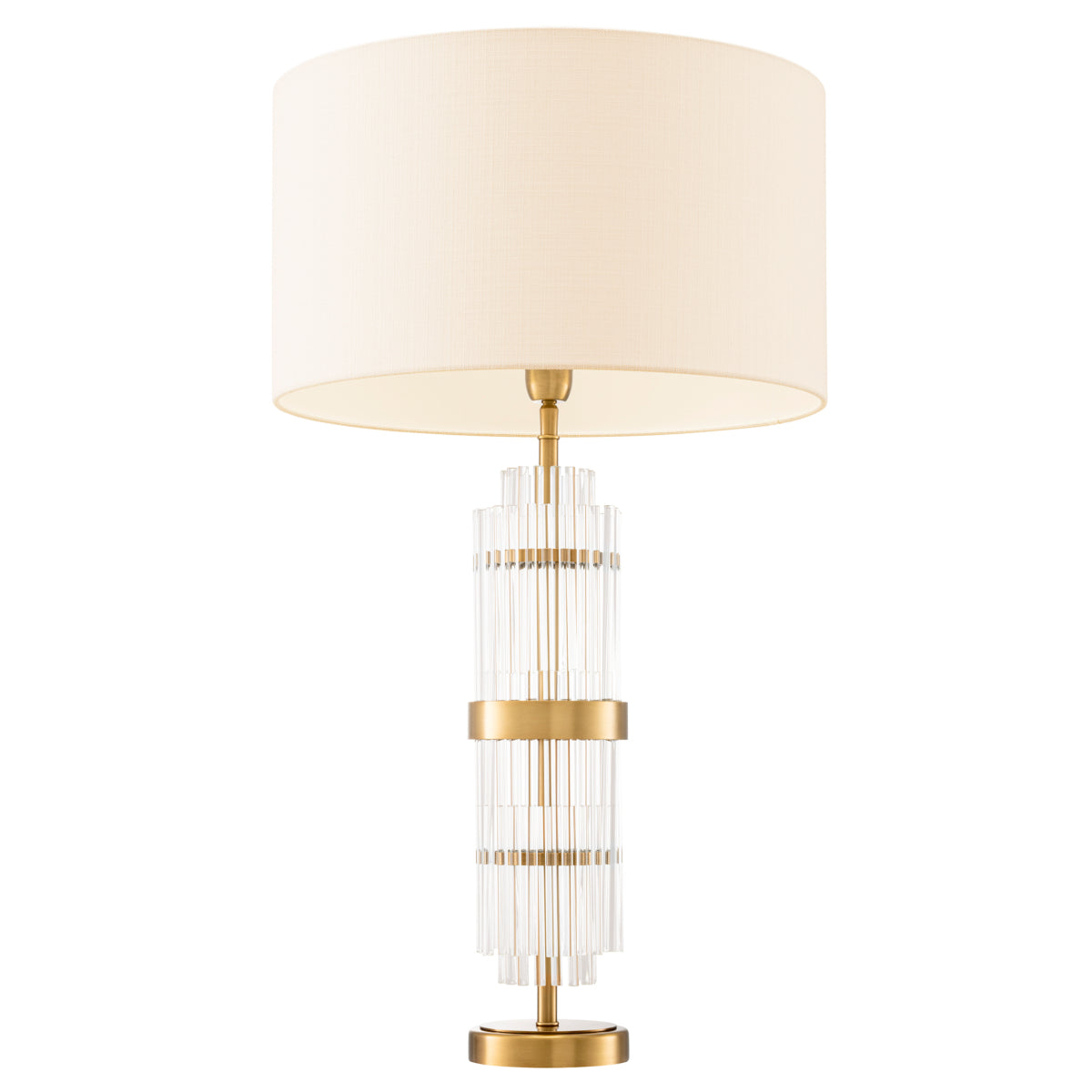 Clear Glass Table Lamp East