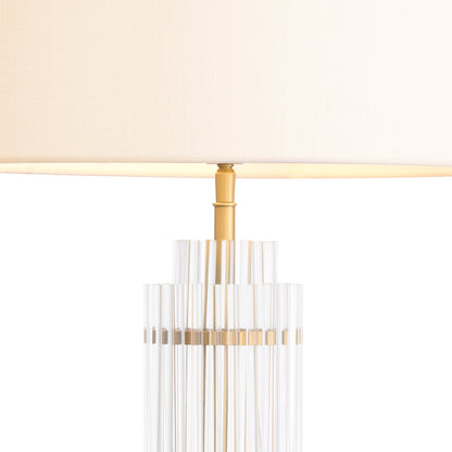 Clear Glass Table Lamp East