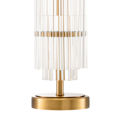 Clear Glass Table Lamp East