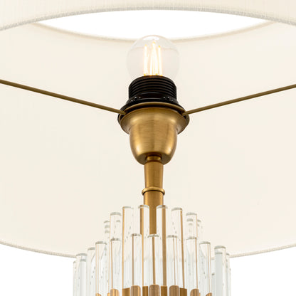 Clear Glass Table Lamp East