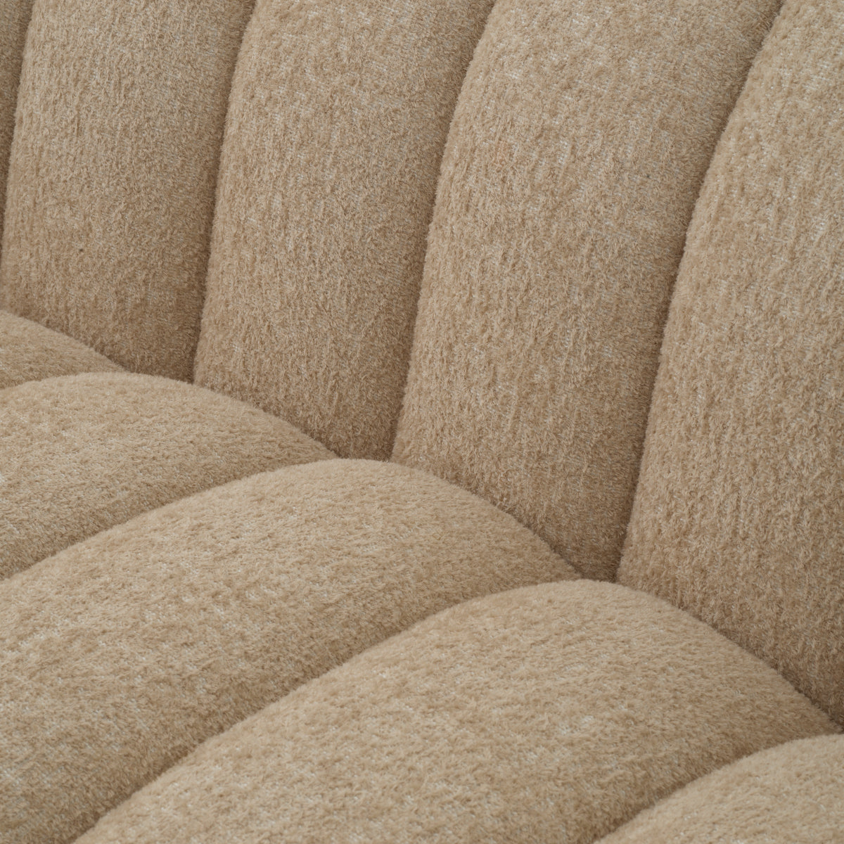 Channeled Boucle Sofa S Kelly