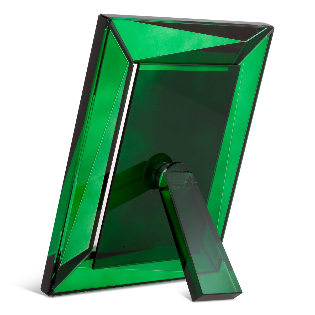 Green Crystal Picture Frames (2) Obliquity | Cabothousefurniture.com