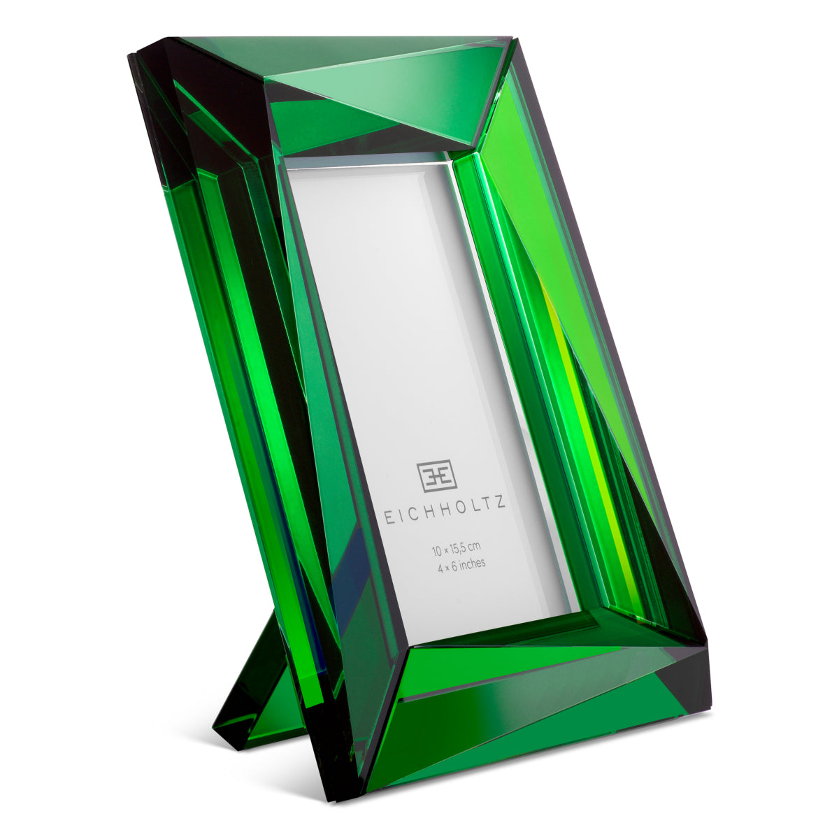 Green Crystal Picture Frames (2) Obliquity | Cabothousefurniture.com