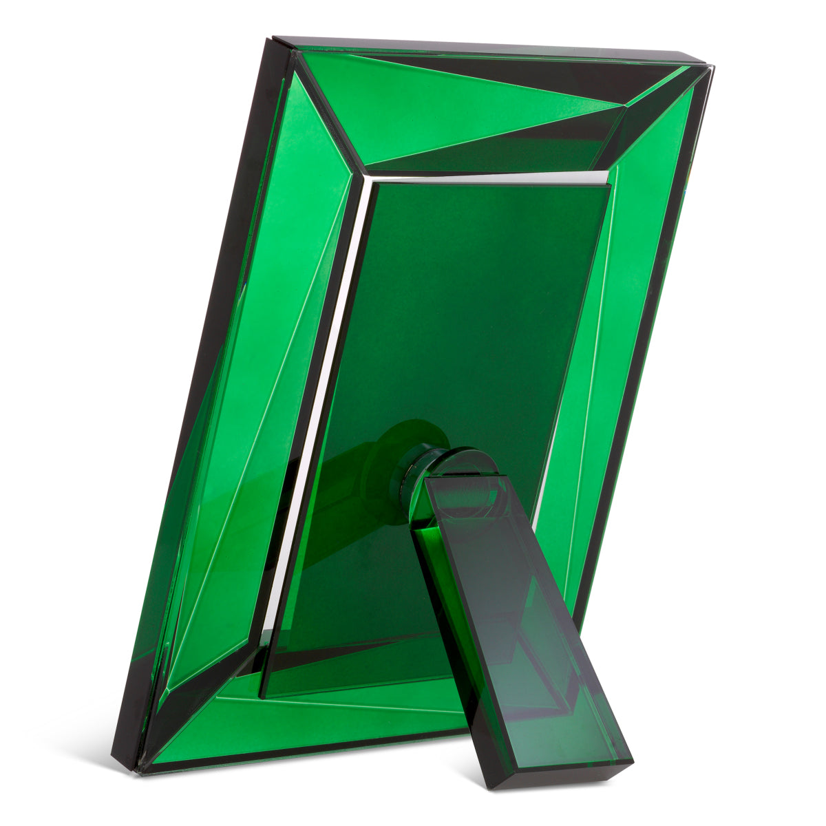 Green Crystal Picture Frames (2) Obliquity | Cabothousefurniture.com