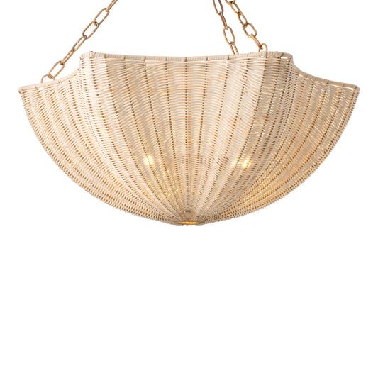 Natural Rattan Chandelier Los Palmos