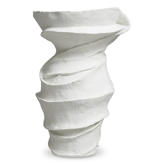 White Fiberglass Planter Horta