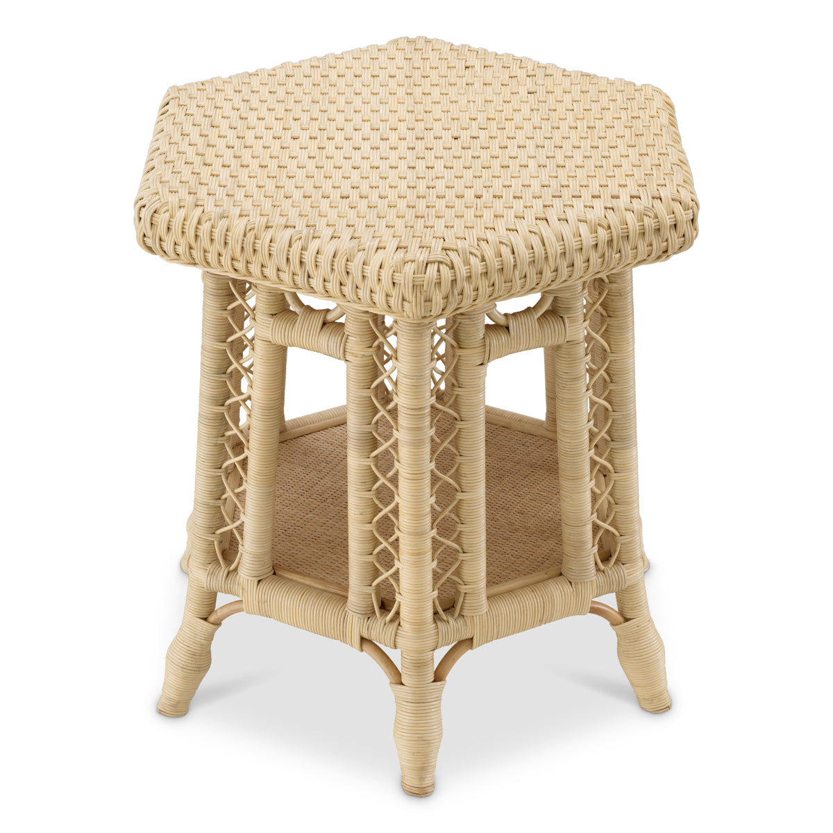 Natural Rattan Side Table Tiago