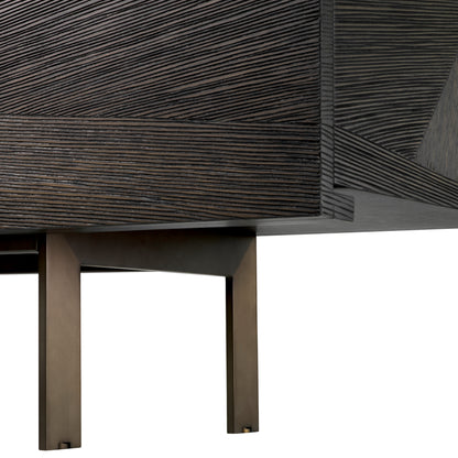 Oak 2-Drawer TV Cabinet San Martin