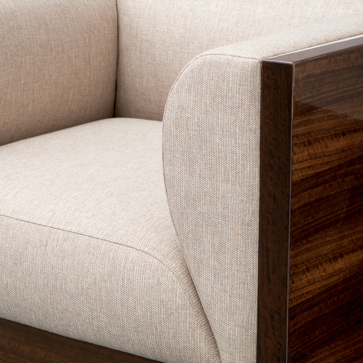 Eucalyptus Veneer Swivel Chair Sebastian | Cabothousefurniture.com