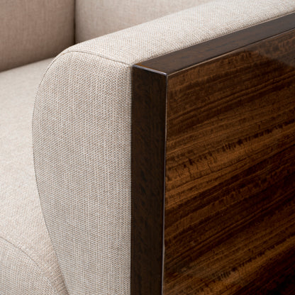 Eucalyptus Veneer Swivel Chair Sebastian | Cabothousefurniture.com