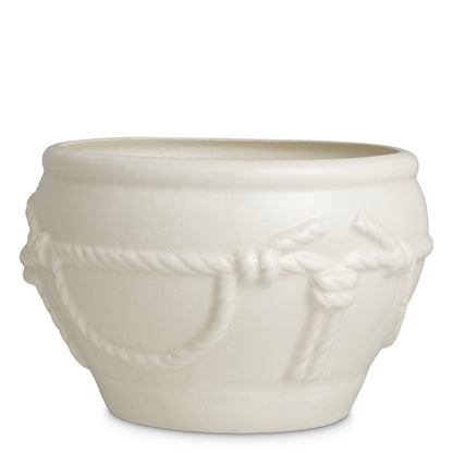 Off-white Ceramic Planter Giverny