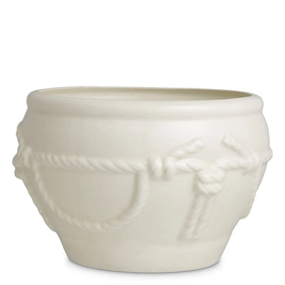 Off-white Ceramic Planter Giverny