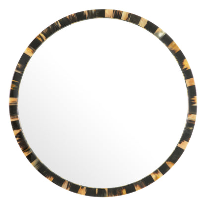 Natural Horn Mirror XL Saint Jerome | Cabothousefurniture.com