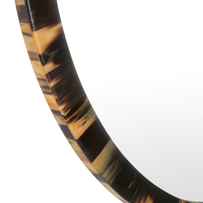 Natural Horn Mirror XL Saint Jerome | Cabothousefurniture.com