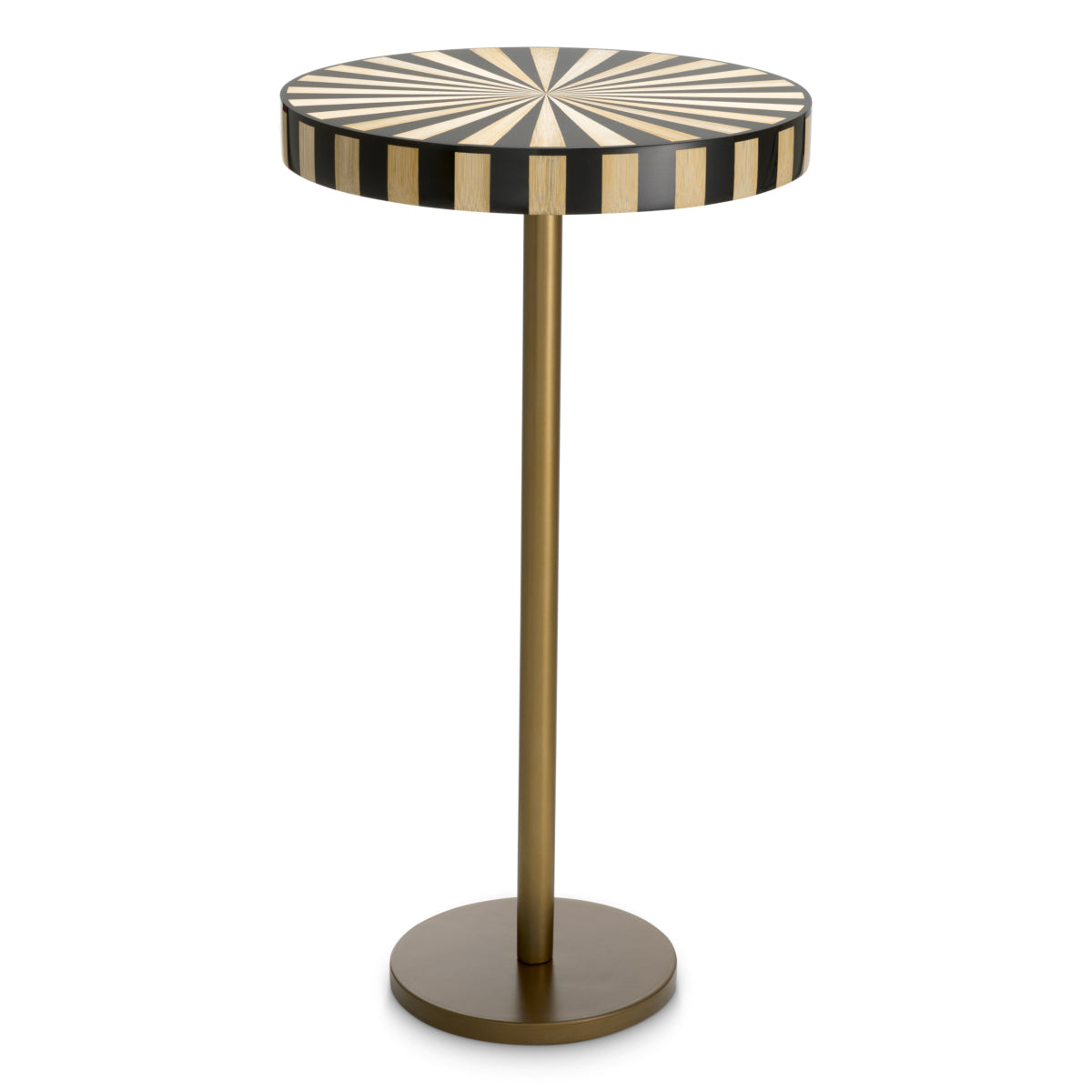 Striped Top Side Table Albany