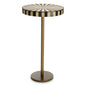 Striped Top Side Table Albany