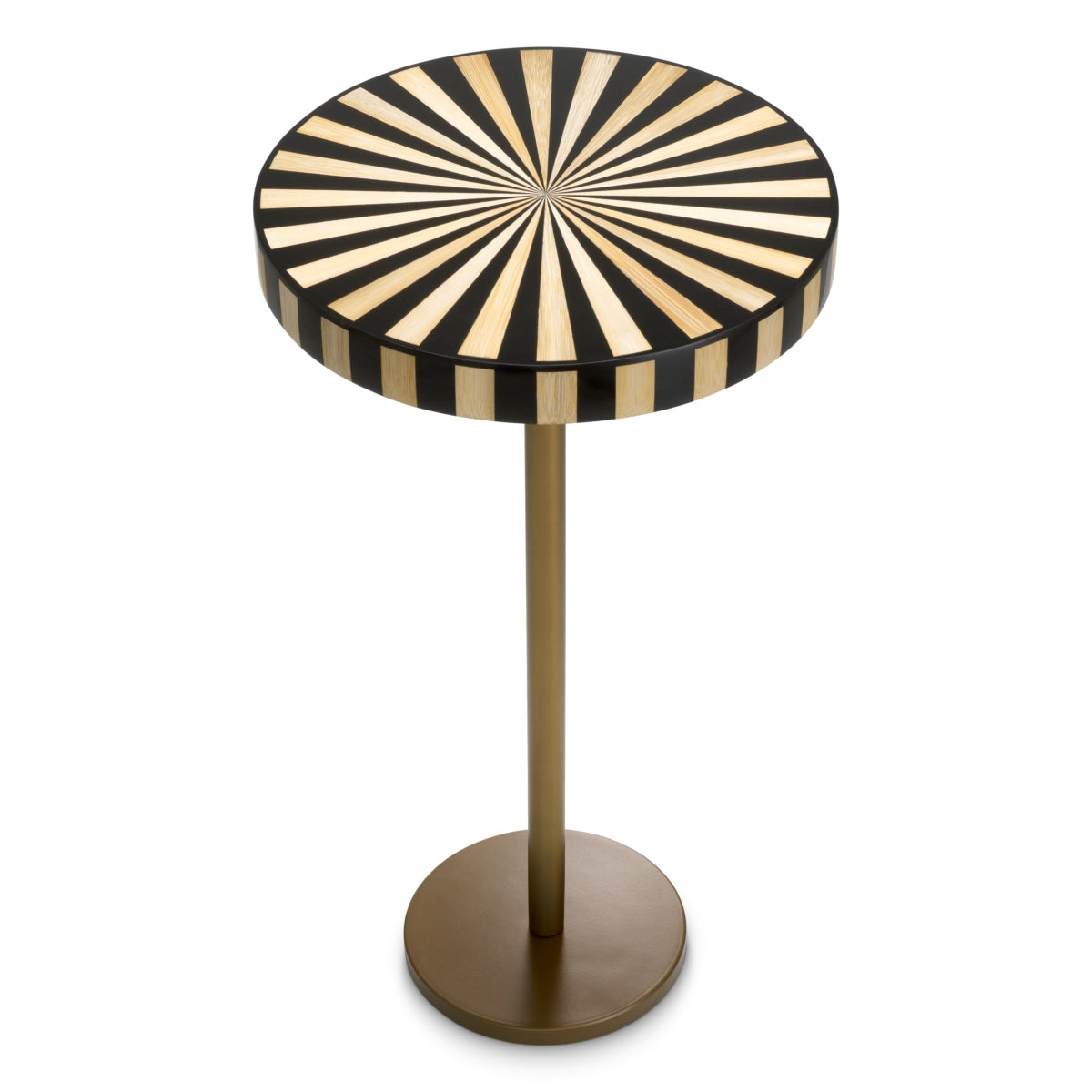 Striped Top Side Table Albany