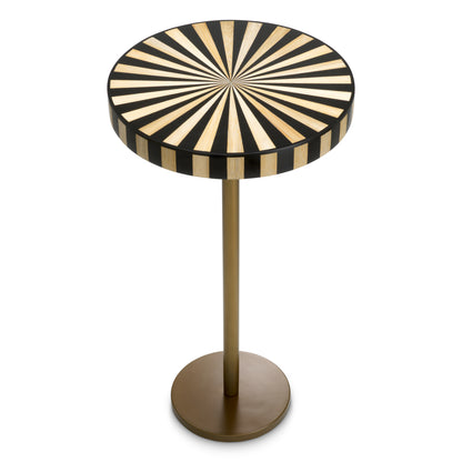 Striped Top Side Table Albany