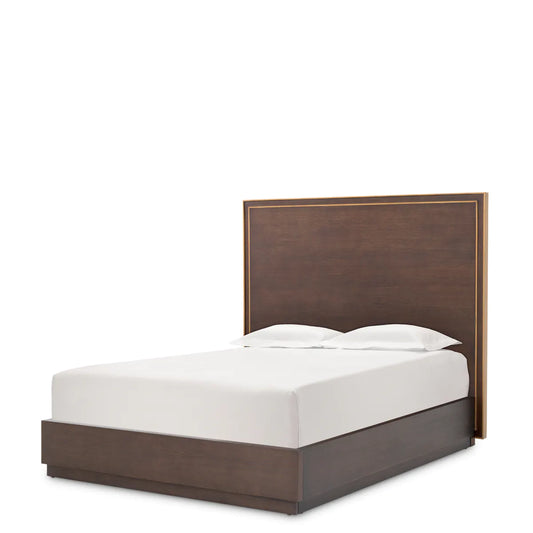 Brown Oak Bed Frame Camelot