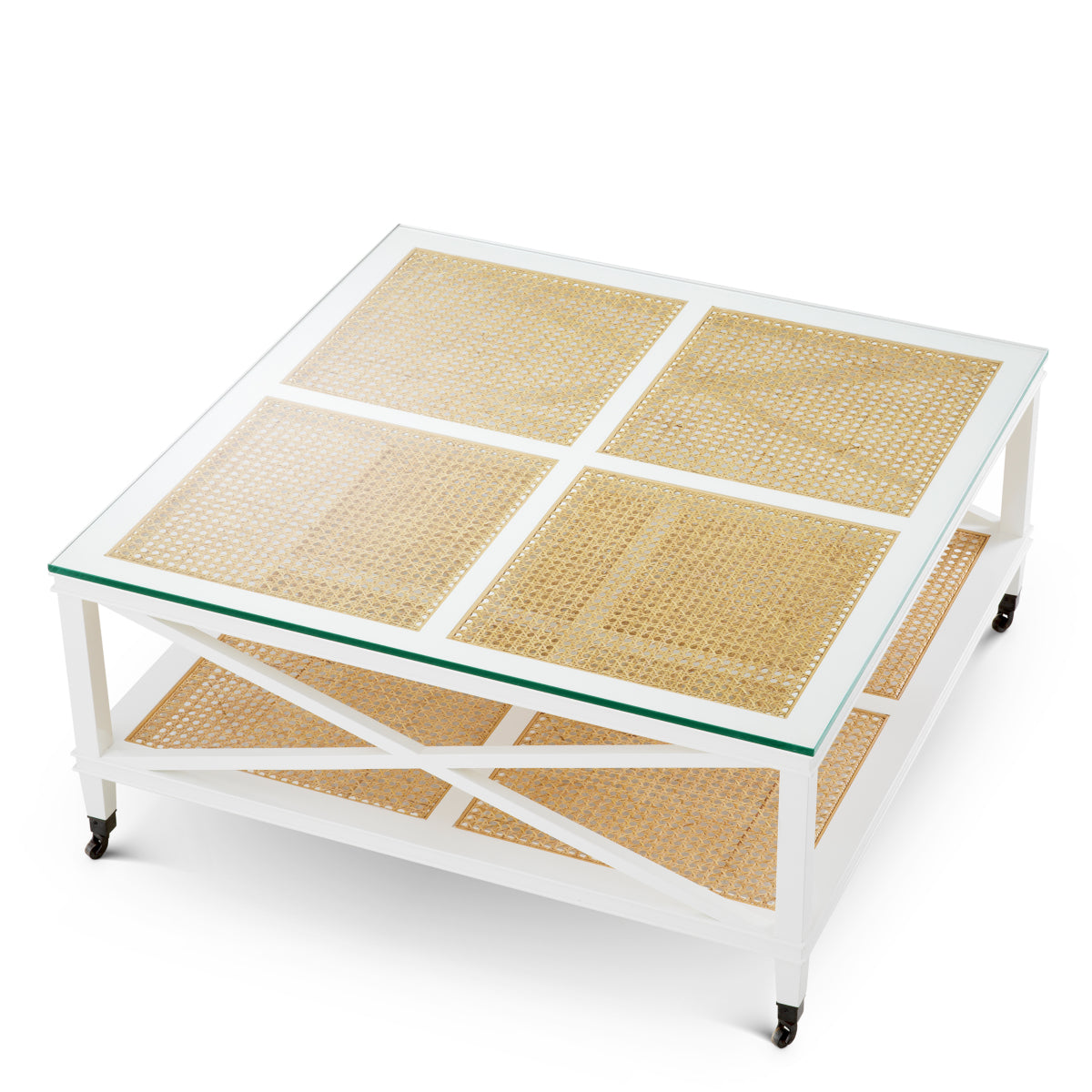Natural Cane Coffee Table Bahamas | Cabothousefurniture.com