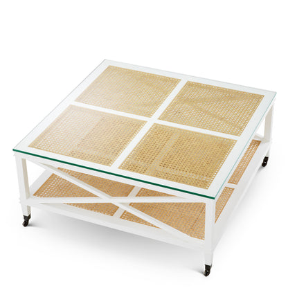 Natural Cane Coffee Table Bahamas | Cabothousefurniture.com