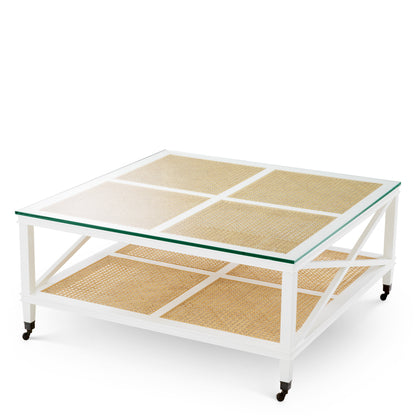 Natural Cane Coffee Table Bahamas | Cabothousefurniture.com