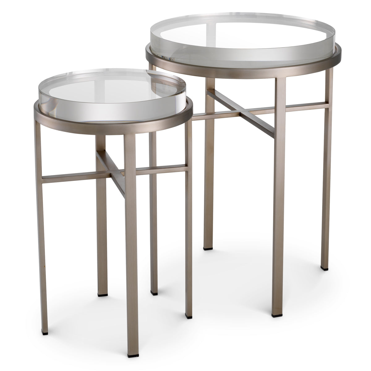 Round Side Tables (2) Hoxton | Cabothousefurniture.com