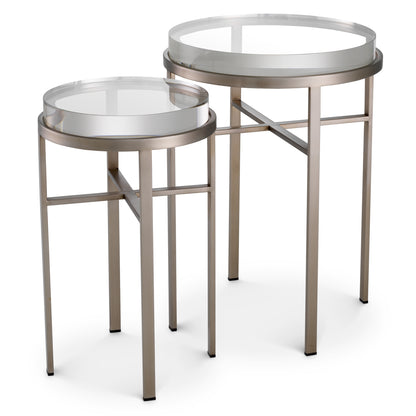 Round Side Tables (2) Hoxton | Cabothousefurniture.com