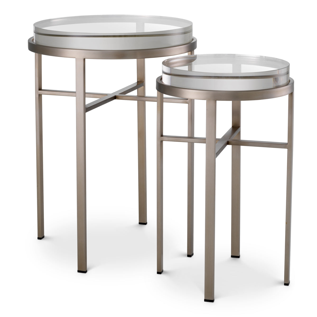 Round Side Tables (2) Hoxton | Cabothousefurniture.com