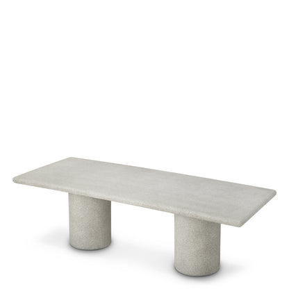 Stone Outdoor Dining Table Cloverdale | Cabothousefurniture.com