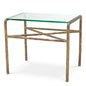 Brass Side Table Xandria | Cabothousefurniture.com
