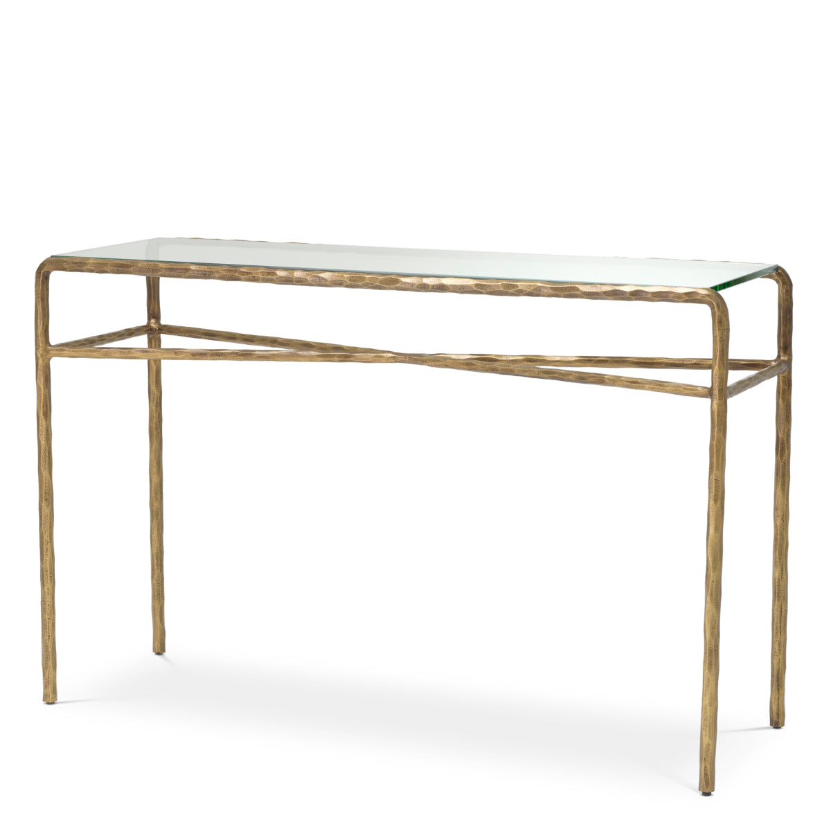 Brass Console Table Xandria | Cabothousefurniture.com