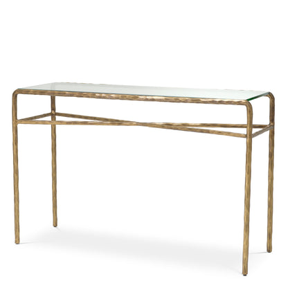Brass Console Table Xandria | Cabothousefurniture.com