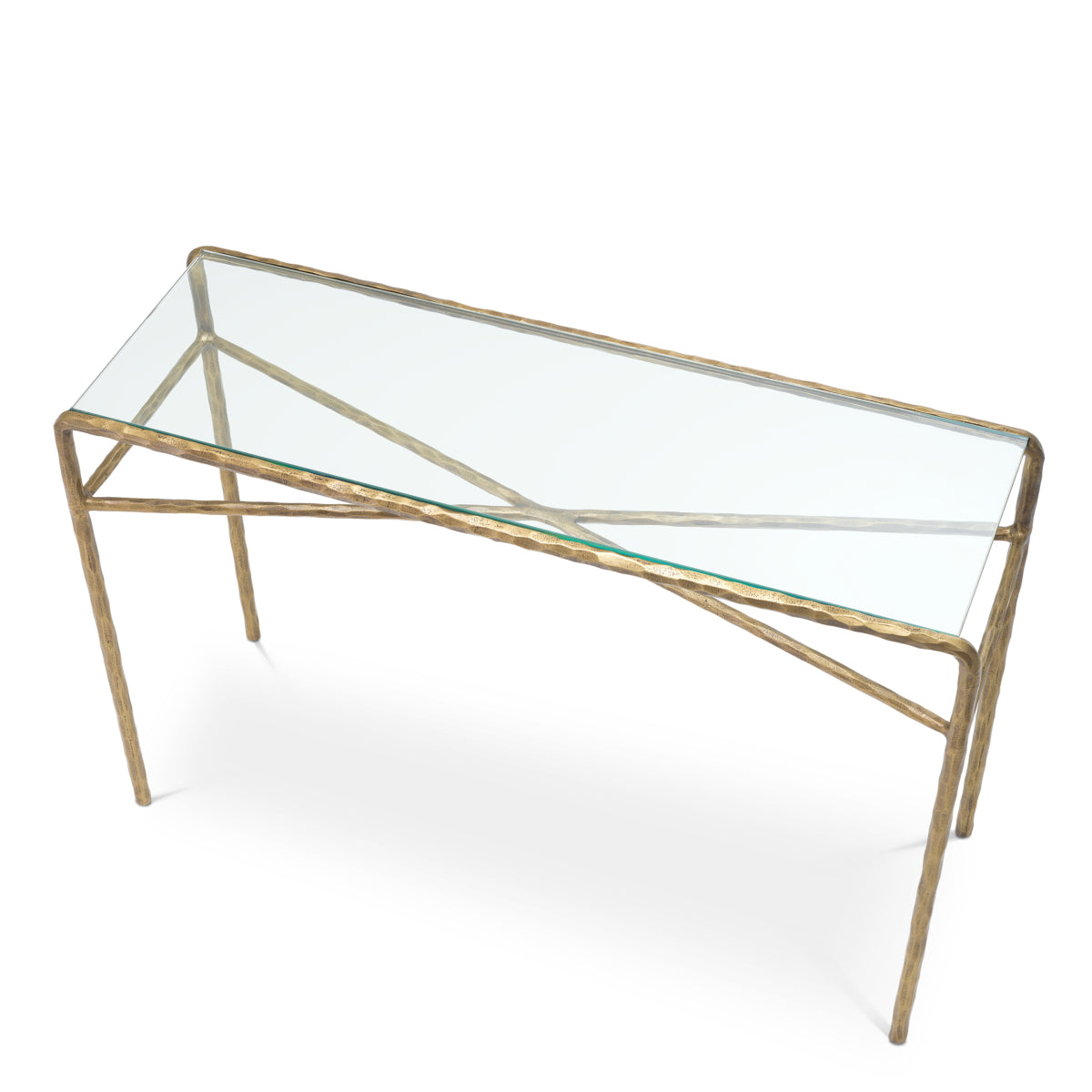 Brass Console Table Xandria | Cabothousefurniture.com