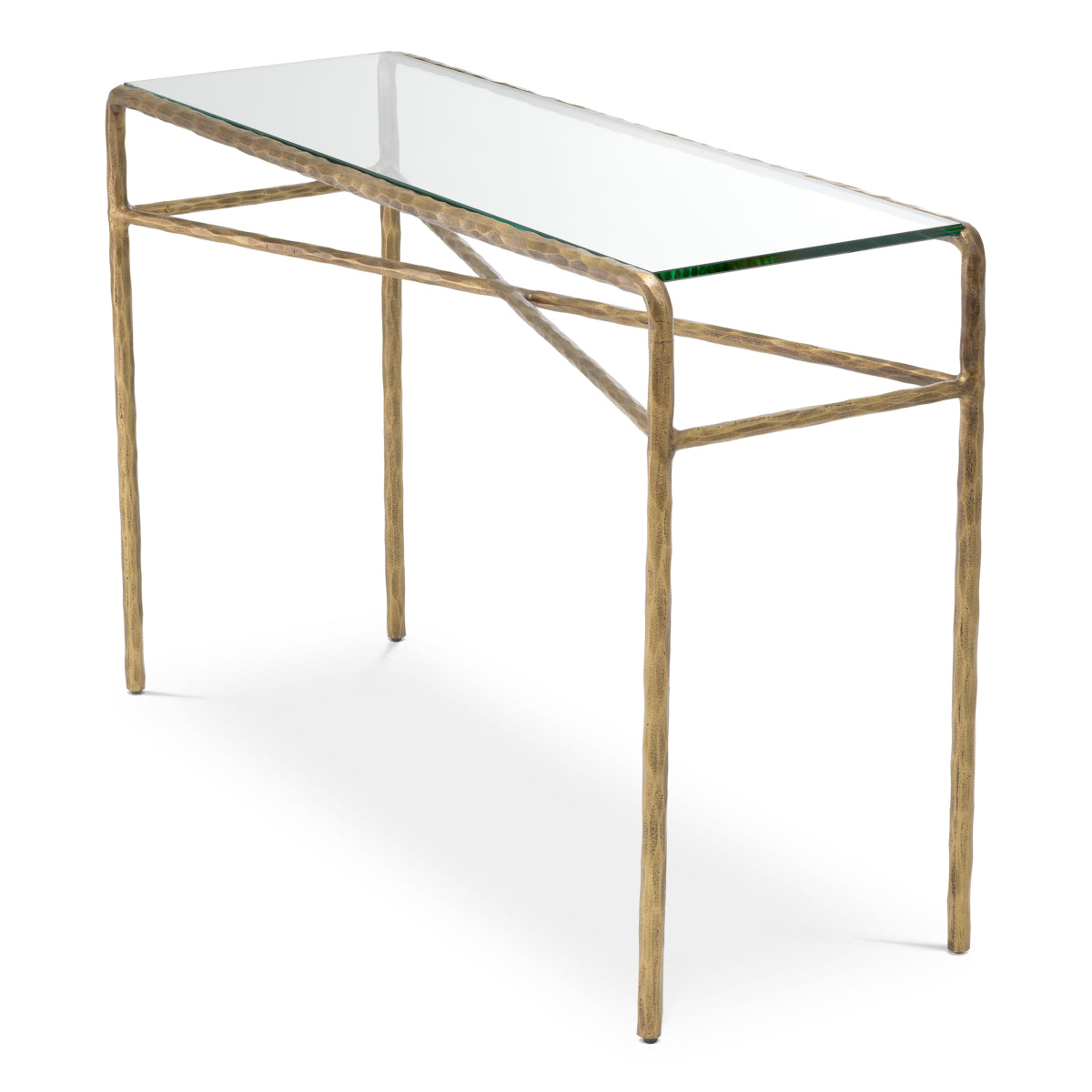 Brass Console Table Xandria | Cabothousefurniture.com