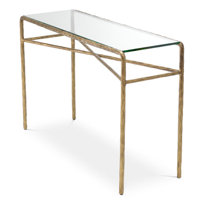 Brass Console Table Xandria | Cabothousefurniture.com