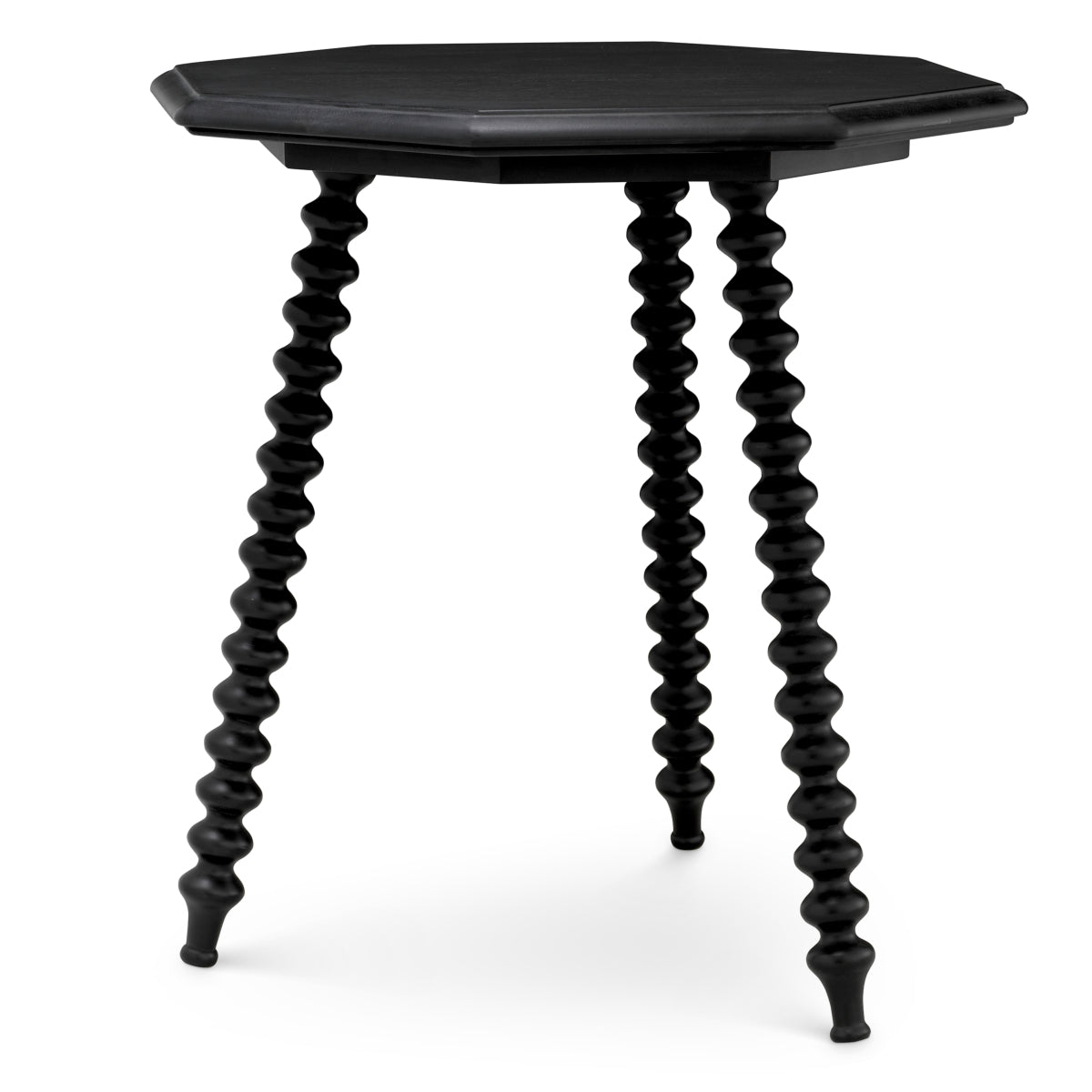 Black Mahogany Side Table Laredo | Cabothousefurniture.com