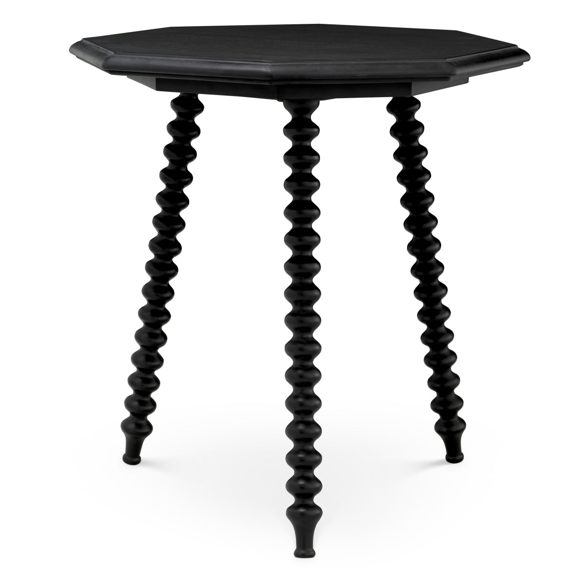 Black Mahogany Side Table Laredo | Cabothousefurniture.com