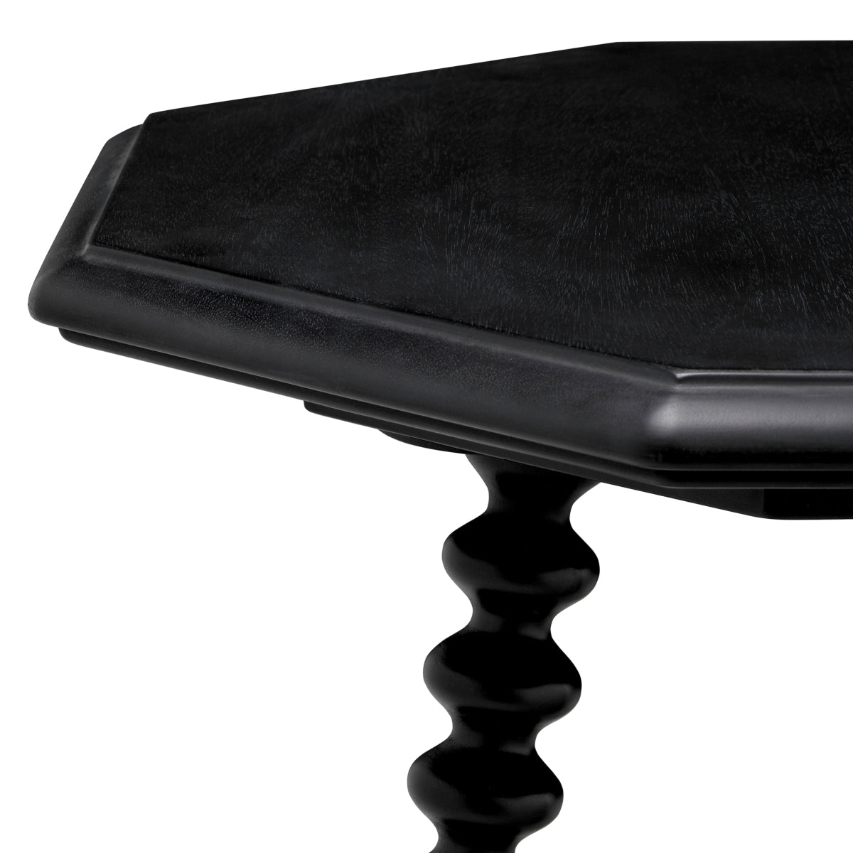 Black Mahogany Side Table Laredo | Cabothousefurniture.com