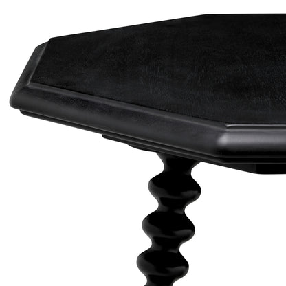 Black Mahogany Side Table Laredo | Cabothousefurniture.com