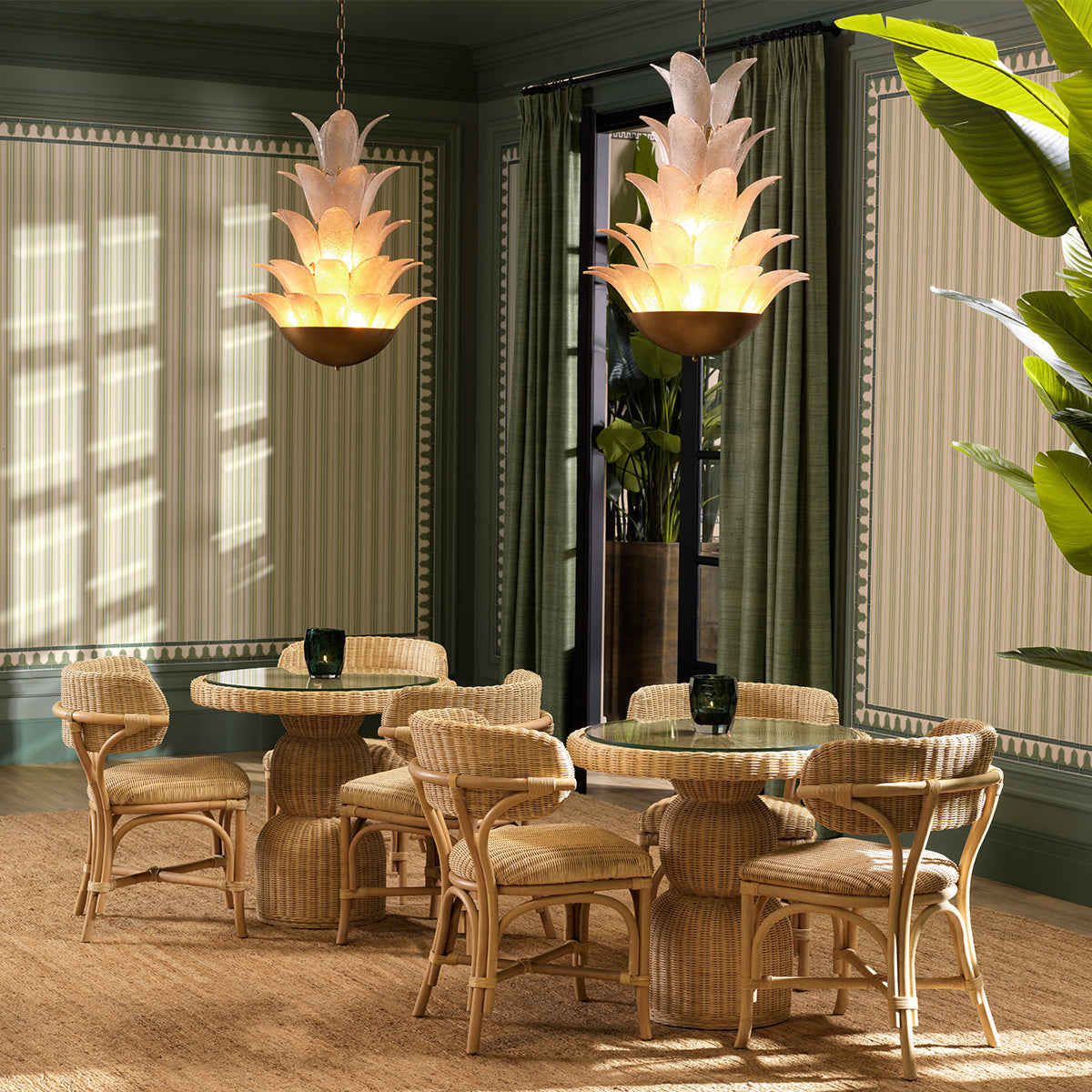 Natural Rattan Dining Chair Ewan | Cabothousefurniture.c