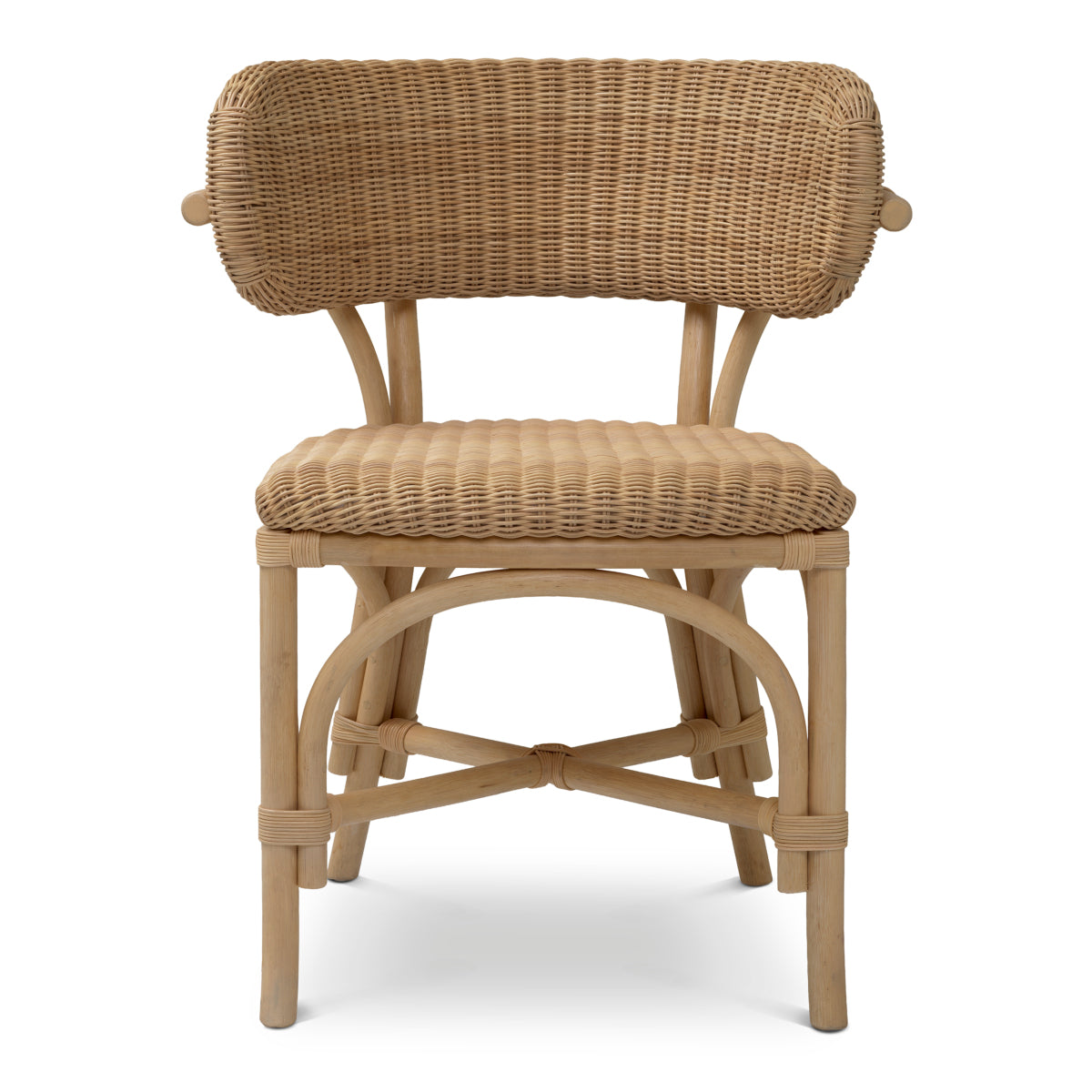 Natural Rattan Dining Chair Ewan | Cabothousefurniture.c