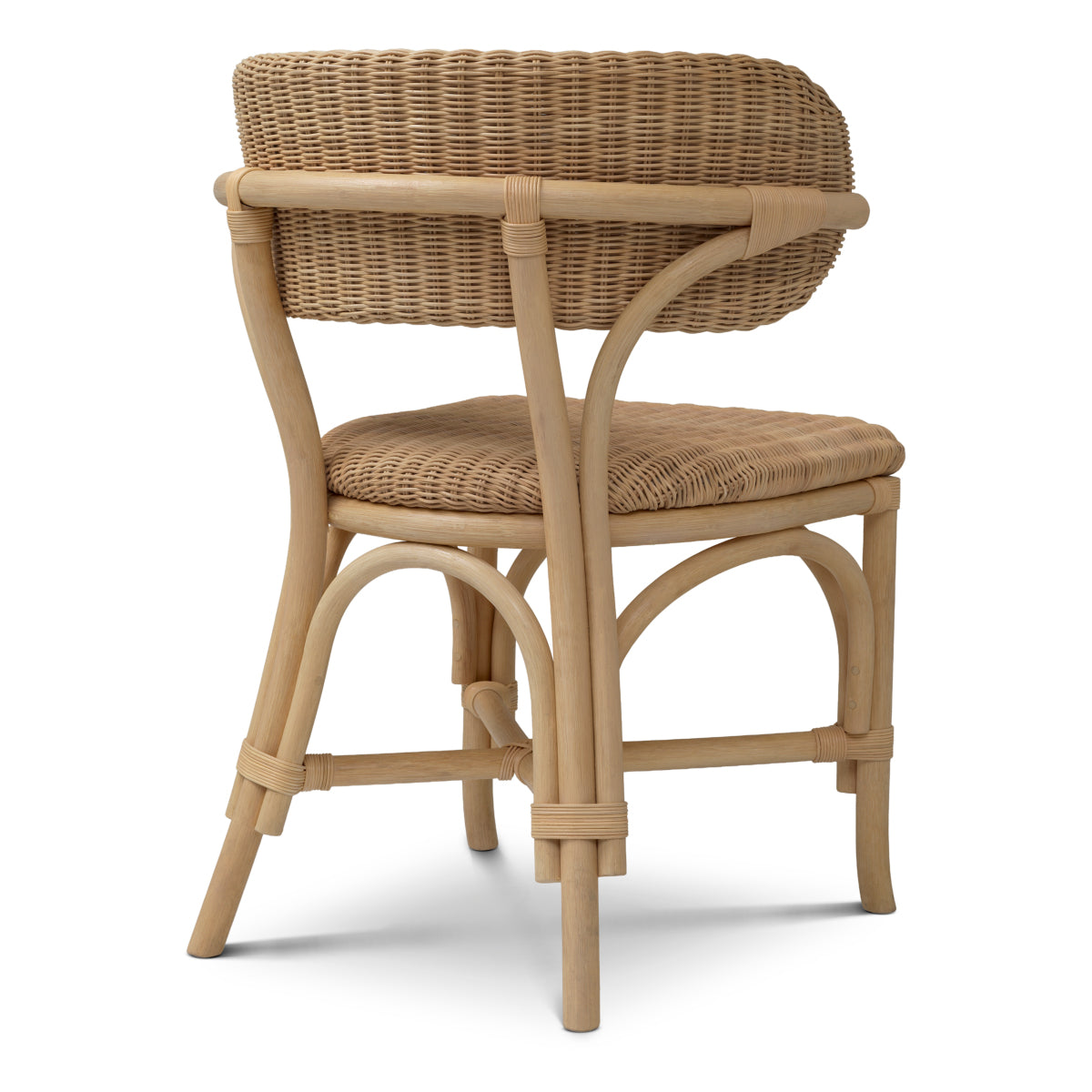 Natural Rattan Dining Chair Ewan | Cabothousefurniture.c