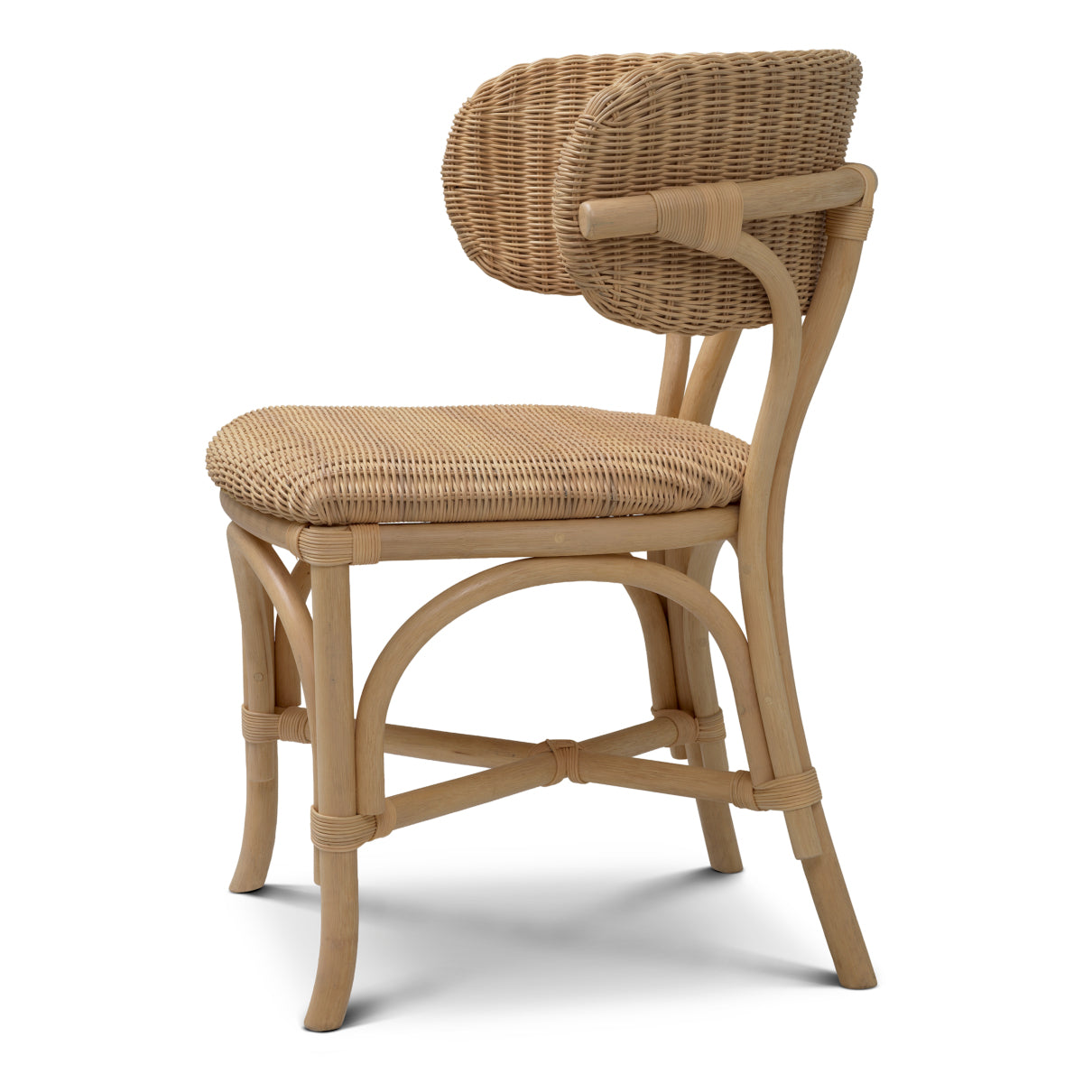 Natural Rattan Dining Chair Ewan | Cabothousefurniture.c