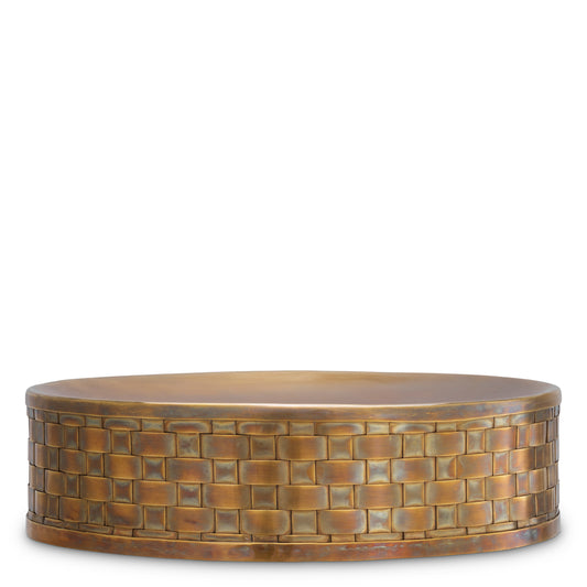 Round Brass Bowl Lausanne | Cabothousefurniture.com