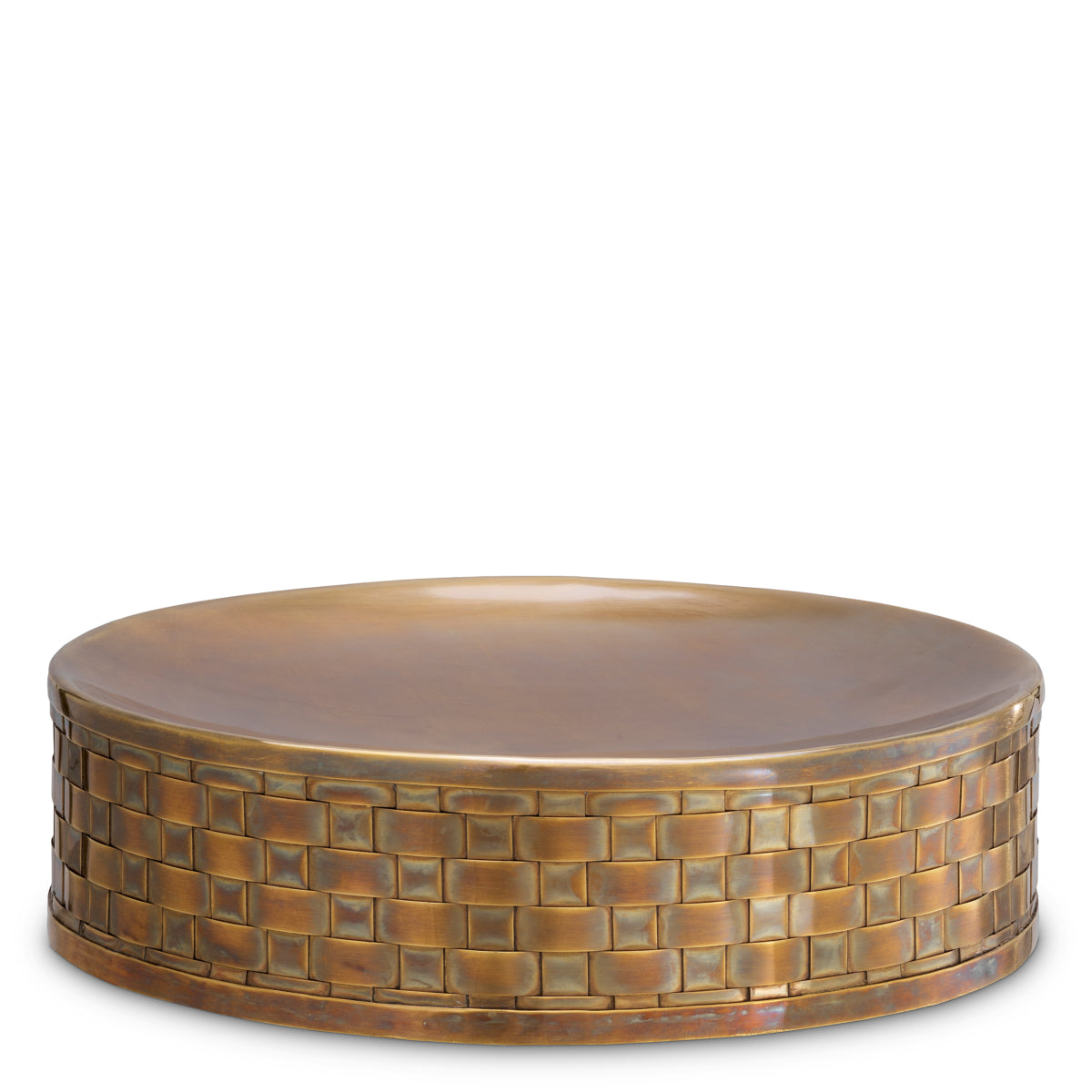 Round Brass Bowl Lausanne | Cabothousefurniture.com