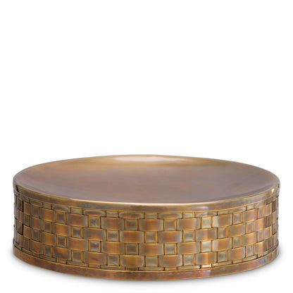 Round Brass Bowl Lausanne | Cabothousefurniture.com