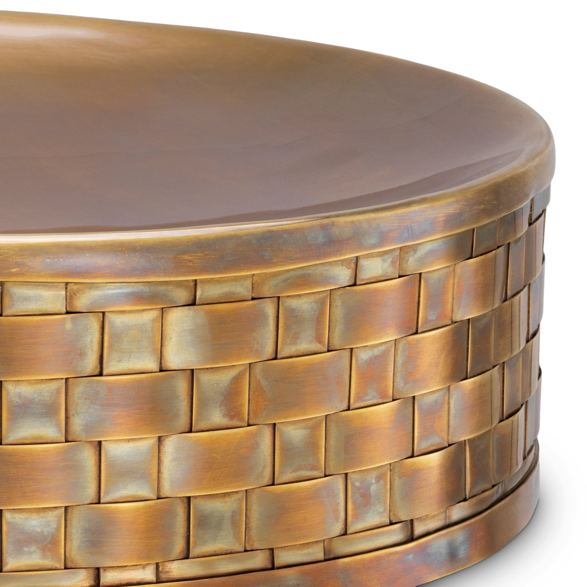 Round Brass Bowl Lausanne | Cabothousefurniture.com