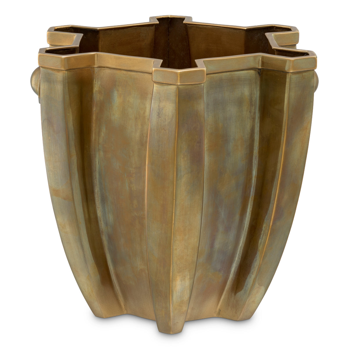 Vintage Brass Wine Cooler Napoli | Cabothousefurniture.com